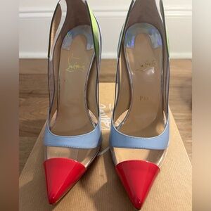 Authentic Christian Louboutin “Blake is Back” 120mm! Worn twice! Size 39.5